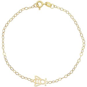 Baby/Kinder Armband Bijtje 14K Goud