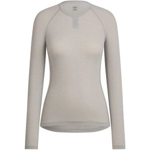 Rapha Merino Lange Mouwen Basislaag Grijs S Vrouw