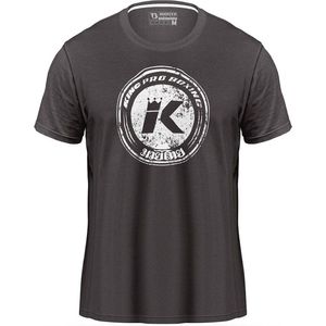 King Pro Boxing KPB Vintage Logo T-shirt Grijs maat S