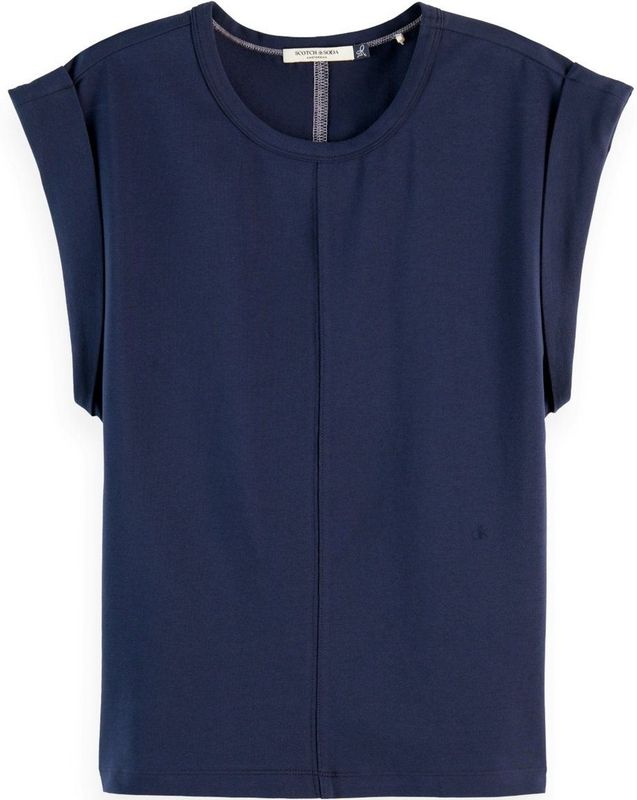 Scotch & Soda - Fitted Rolled-up Mouwloos T-shirt