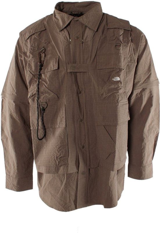 The North Face - Overhemd - Bruin - 2-in-1 - Afneembare Mouwen