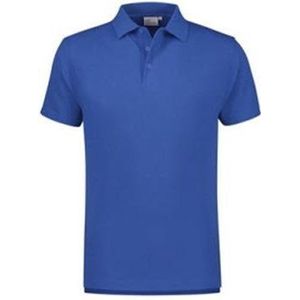 Santino Ricardo Polo-shirt korte mouwen - XL - Blauw - Geen bedrukking