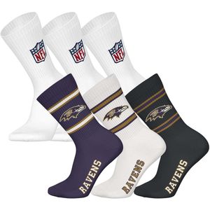 NFL Sokken NFL 6Pack Crew Socks Set van 6