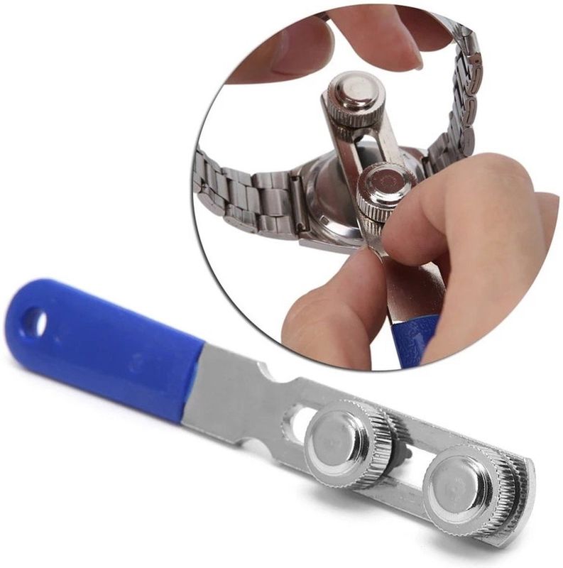 Horlogeopener - Horloge opener - Horlogekast Opener - Universele Horlogekast Opener - Horloge opener - Universeel Horlogegereedschap - Horloge Reparatie Gereedschap / Blauw