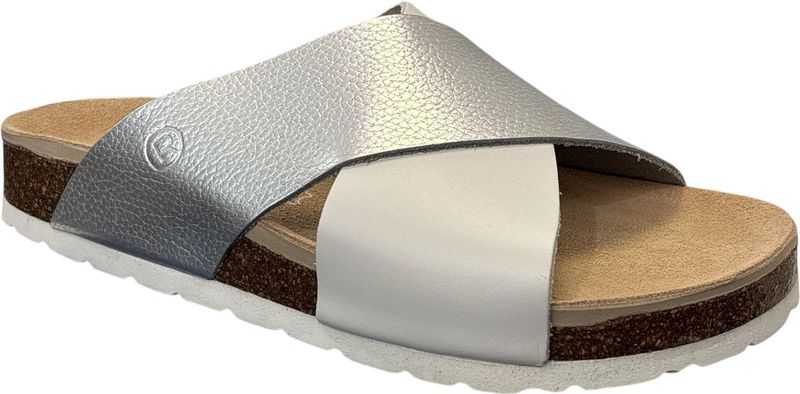 Rohde - Elba 1713 - Slipper - Zilver - Leer - Synthetische Zool