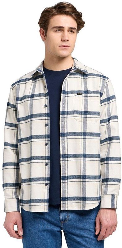 Lee Mercantile Overhemd Met Lange Mouwen Wit L Man