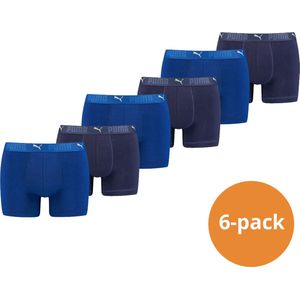 Puma - Sport Boxershorts - Blauw - Katoen - 6-pack