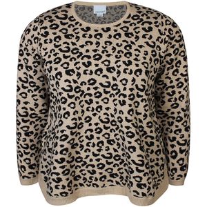 Zhenzi Noel 891-Pullover Sand maat S=42/44