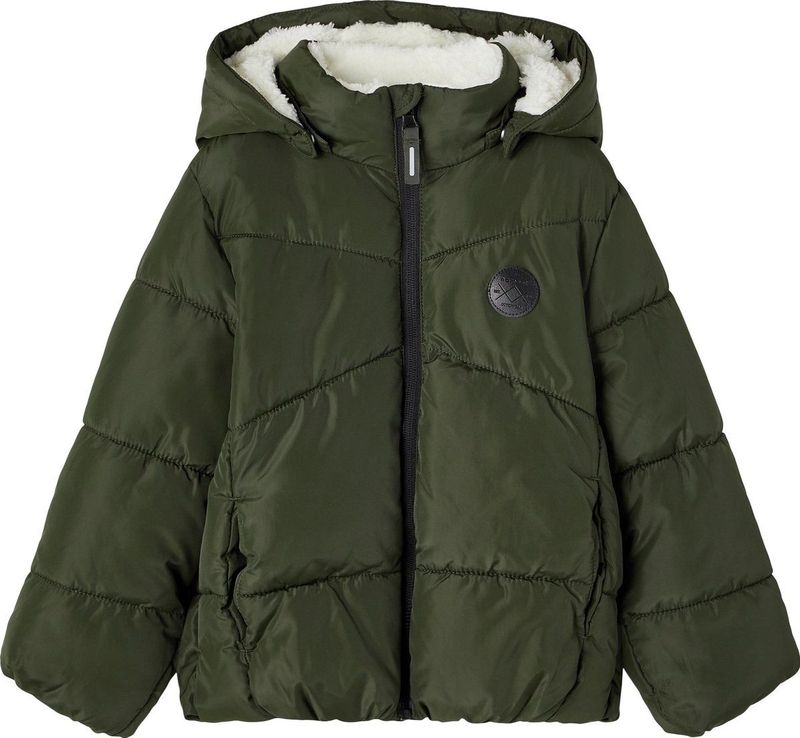 NAME IT NMMMAKE PUFFER JACKET CAMP Jongens Jas - Maat 110