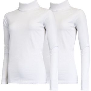 Campri Skipully (2-Pack) - Wintersportpully - Dames – White (001) - maat 3XL