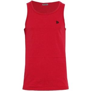 2-Pack Donnay Muscle shirt - Tanktop - Sportshirt - Heren - Light Grey marl/Berry Red - maat L