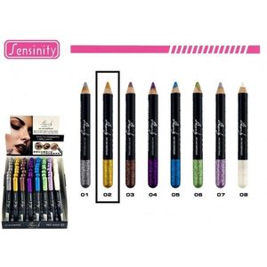 Sensinity - Glitter Oogschaduw Potlood - Goud Glitter - Nummer 02 - 1 stuks