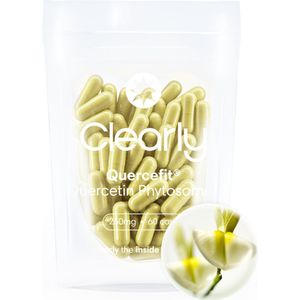Clearly Quercetine 500 mg Dosering (60) 250 mg Capsules - 20x beter opneembaar - Betere opname van zink - Antioxidant