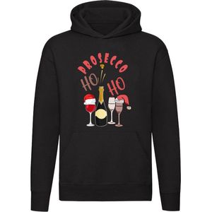 Prosecco Ho Ho Hoodie - wijn - Foute Kersttrui - Fout kerst shirt - Kerstmis - Trui - Unisex