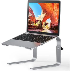 Laptop standaard - Hoogte Verstelbare Ergonomische Laptophouder voor Laptops van 10-17 inch Zilver