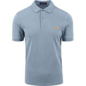 Fred Perry - Polo Plain As Blauw - Slim-fit - Heren Poloshirt Maat M