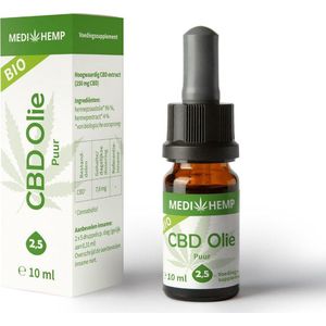 Medihemp CBD Bio Olie 2,5% (10ml)