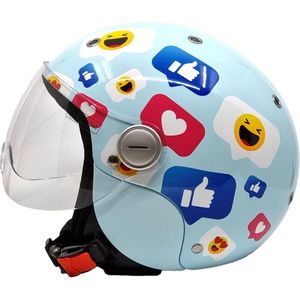 BHR 816 Kids | emoji | kinderhelm | jongens en meisjes | Maat M