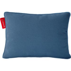 Auronic Warmtekussen - Knitted - 45x60 - Draadloos - Oplaadbaar - Elektrisch kussen - Infrarood - Blauw/Grijs