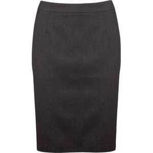 Kokerrok - Zwart - 64% Polyester 34% Viscose 2% Elasthan