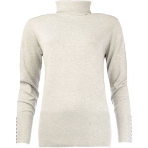 NED Trui Belon Ls Rmb Brei 25w1 U106 02 708 Light Grey Melange Dames Maat - S