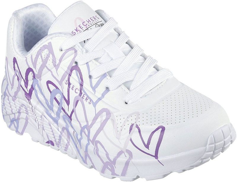 Skechers - Uno Lite - Veterschoenen - Met Lovewall Ontwerp - Air-Cooled Memory Foam