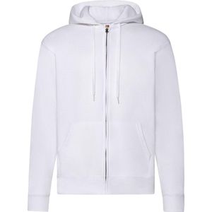 Fruit Of The Loom - Sweatshirt Met Capuchon - Wit