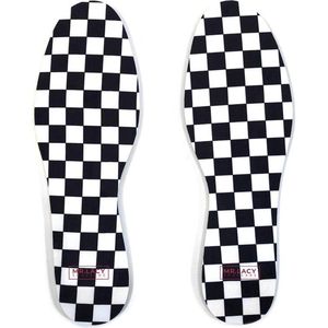 Mr. Lacy - Inlegzool Zool Insole - Check - Zwart Wit Black White - Comfort