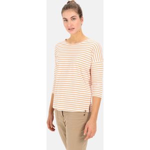 camel active Jersey T-shirt gemaakt van duurzame organic cotton - Maat womenswear-XXL - Oranje