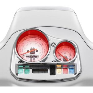 LED Teller Verlichting Vespa S Dashboard - Scooter Accessoires - LED-verlichting - Rood