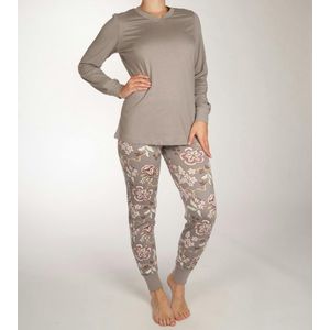 Ringella Pyjama lange broek - 907 Grey - maat 44 (44) - Dames Volwassenen - Katoen/Modal/Tencel- 3511233-907-44