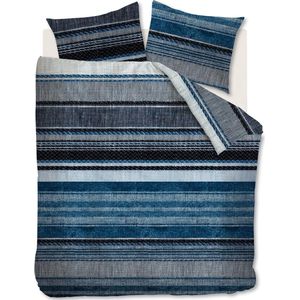 Beddinghouse Boyd - Dekbedovertrek - Lits-jumeaux - 240x200/220 cm - Blauw