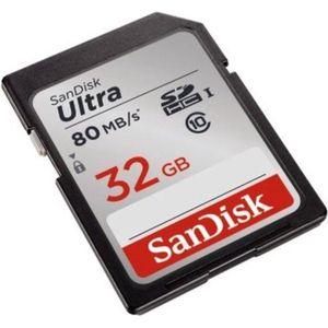 SanDisk Ultra SDHC Kaart - 32 GB - Class 10 - 30 MB/s