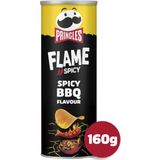 9x Pringles Chips Flame Spicy BBQ 160 gr
