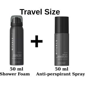 Rituals Homme - Duo Set Travel Size Shower Gel 50 ml + Anti Perspirant Spray 50 ml