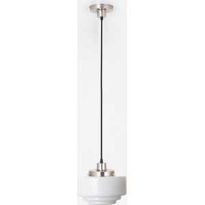 Art Deco Trade - Hanglamp aan snoer Getrapt Ø 25 20's Matnikkel