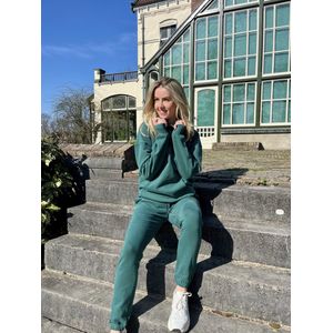 INKUZ Trainingspak track suit heren dames Deep forest