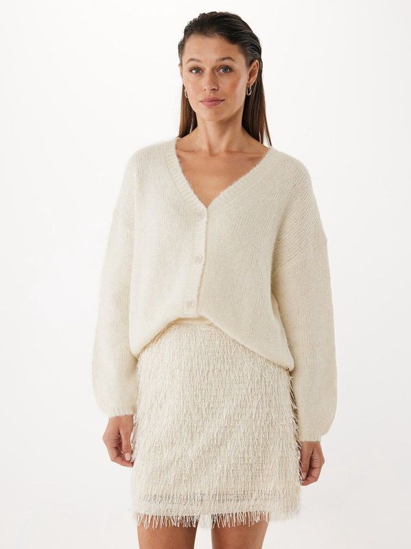 MEXX Gebreid vest  crème