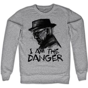 Breaking Bad I Am The Danger Sweatshirt SP-3-BRB013-H49-12 HeatherGrey-S