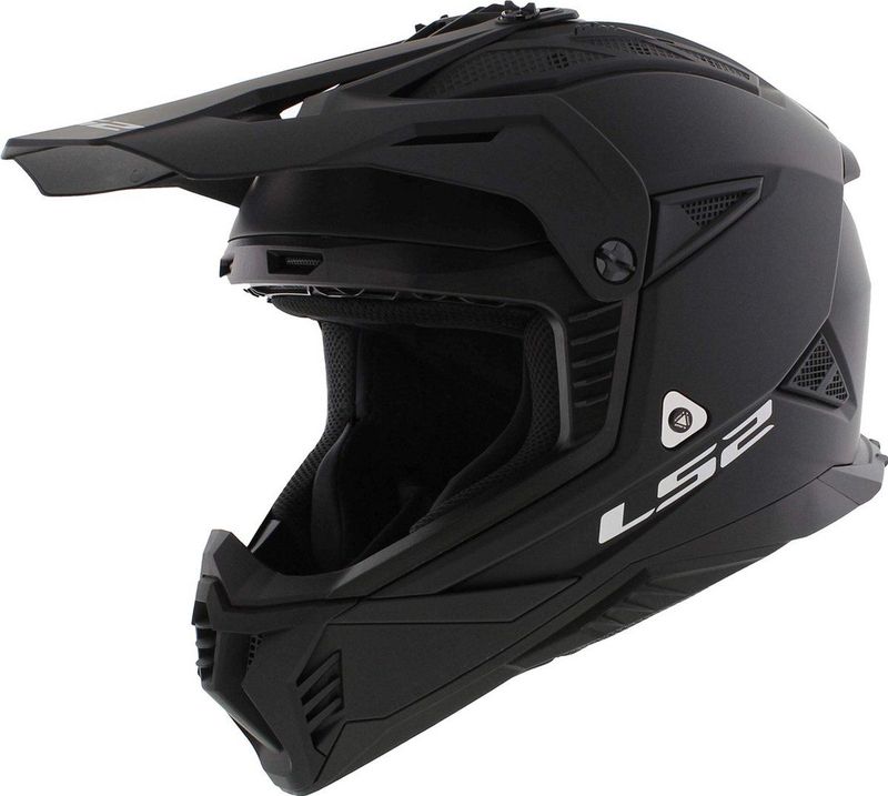 LS2 - Fast II Solid MX708 - Motorhelm - Mat Zwart