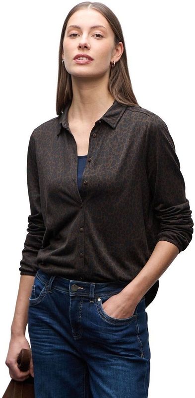 A324186 LTD QR printed jersey blous