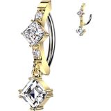 Piercing - 316L Chirurgisch Staal - Clicker Systeem - Verkocht Per Stuk