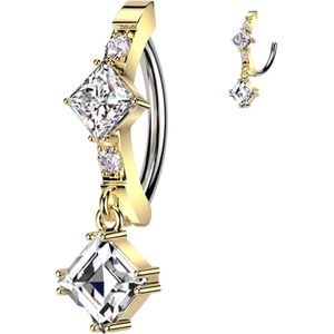 Piercing - 316L Chirurgisch Staal - Clicker Systeem - Verkocht Per Stuk