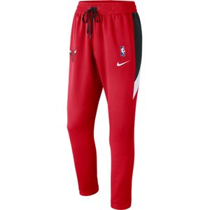 Nike NBA Chicago Bulls ThermaFlex Showtime Pants - Heren Joggingsbroek - Rood - Maat XXL