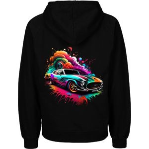 Trui met capuchon-Hoodie met auto-Kind-Maat 122/128