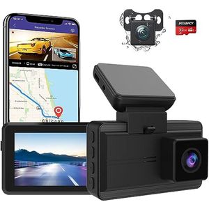 Dashcam 4K met App, Wifi, GPS, en Geavanceerde Functies