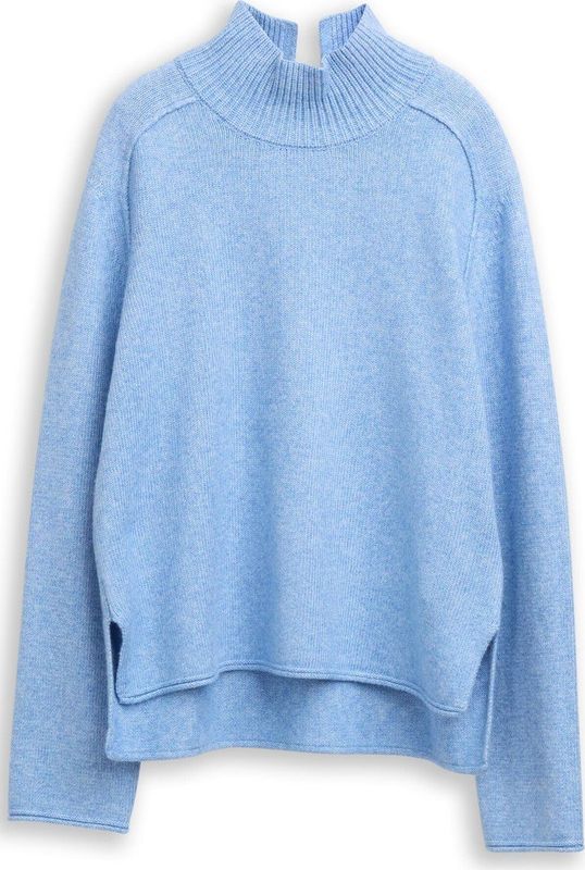 TOM TAILOR - Trui - Lichtblauw - Knitwear - Lange Mouw