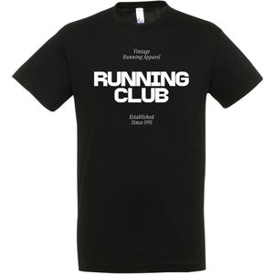 Running Club T-shirt - Hardlopen - Rennen - RunningLife - Hardloop T-shirt - Heren - Dames - Unisex - Running Team Shirt - Workout Shirt - Marathon T-shirt - Running Gear - Maat S