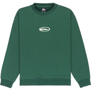 QUIKSILVER - Hoodie - Groen - Geruwd Molton
