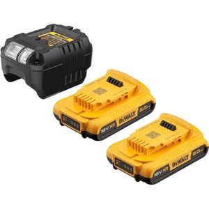 DeWalt DCB 1102 D2 accu-starterset 18 V met 2x accu 2,0 Ah + DCB 1102 oplader